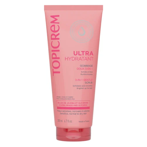 Topicrem Ultra hydratant Gommage Doux 3 en 1