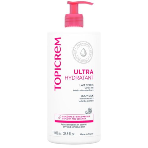 Topicrem Lait Corps Ultra Hydratant 1000ml