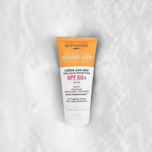 Byphasse Crème Solaire Anti Âge Hydratant Anti Taches Spf50 50ml
