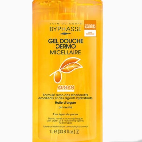 Byphasse Gel Douche Dermo Micellaire Argan 1 L