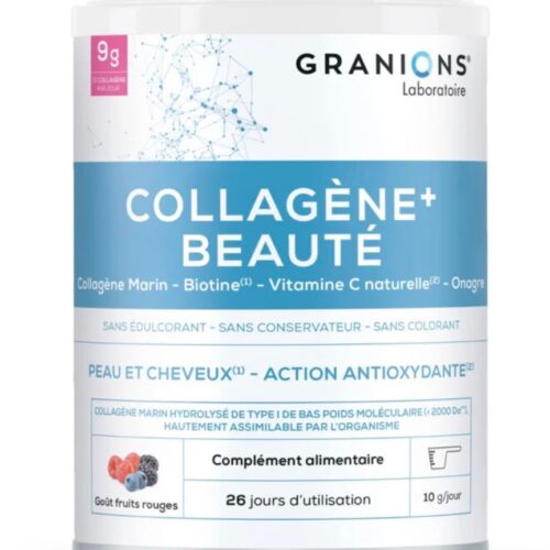 Granions Laboratoires collagène + beauté goût  fruits rouges